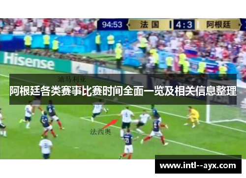 阿根廷各类赛事比赛时间全面一览及相关信息整理